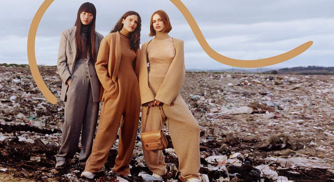 Stella McCartney tem nova campanha fotografada num lixão como crítica a descartabilidade