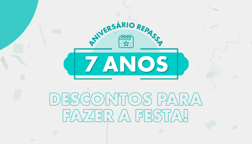 Aniversário Repassa: uma festa de descontos!