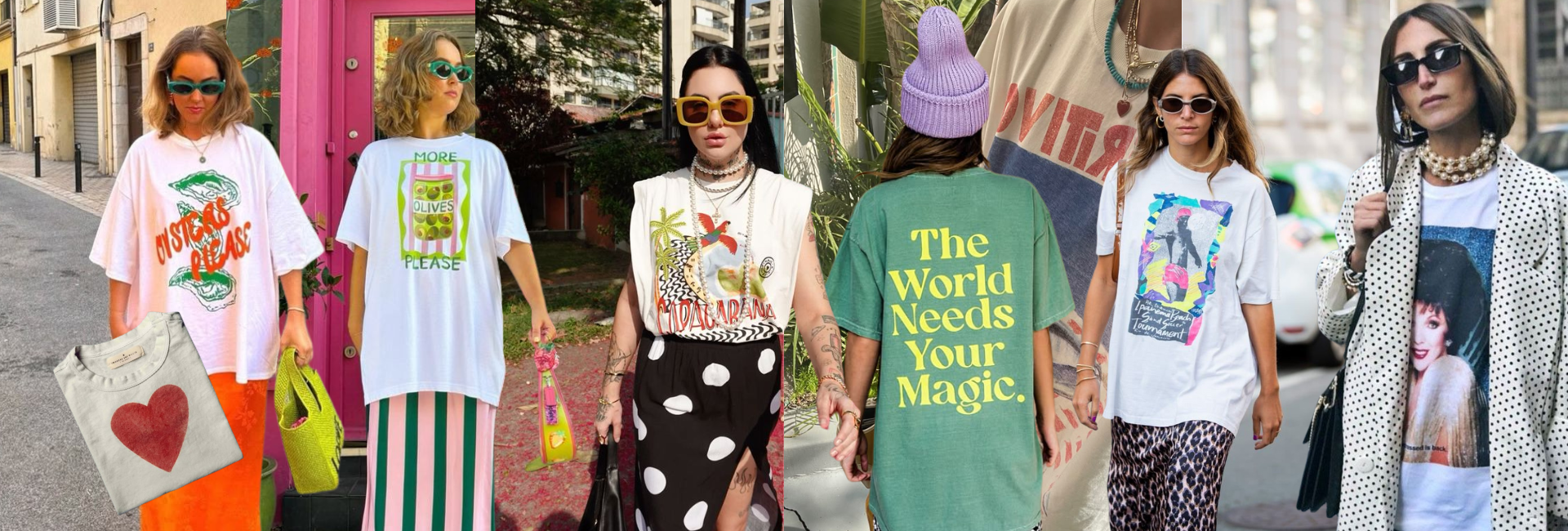 Looks com t-shirt para usar e abusar